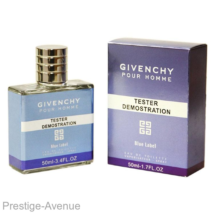 Тестер Givenchy pour Homme  Blue Label  edt  50ml