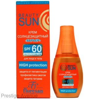 Floresan Beauty Sun Солнцезащитный крем "Барьер" SPF 60, 75 мл