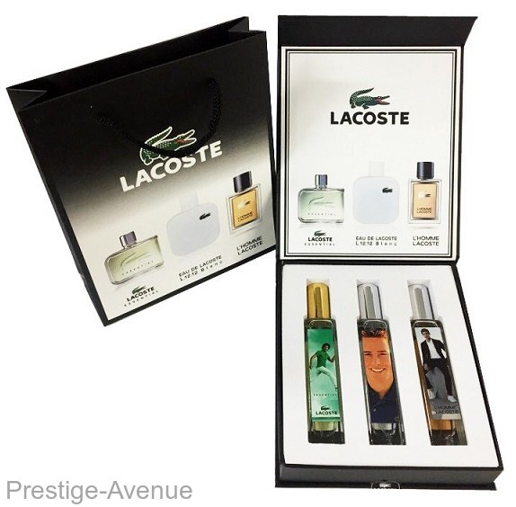 Подарочный набор Lacoste Pour Homme 3х20 мл.