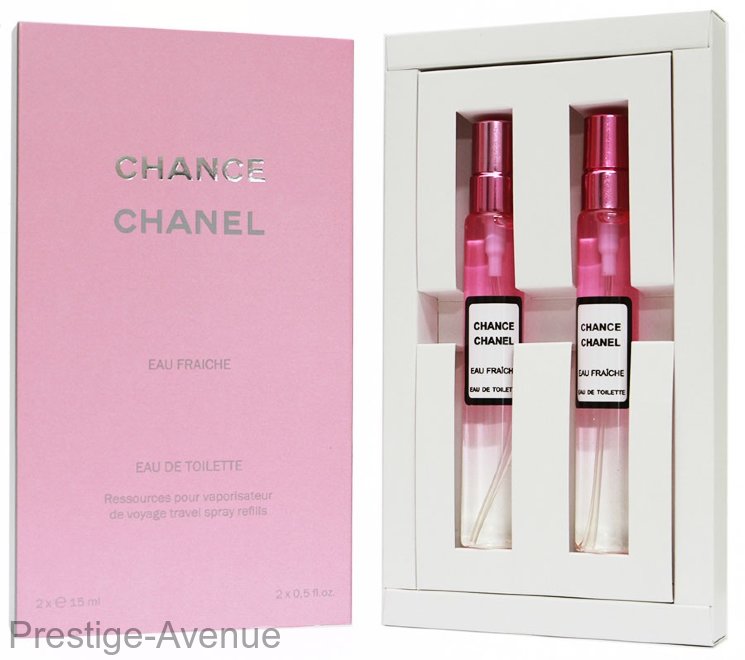 Подарочный набор 2х15мл Chanel Chance Eau Fraiche eau de toilette for women