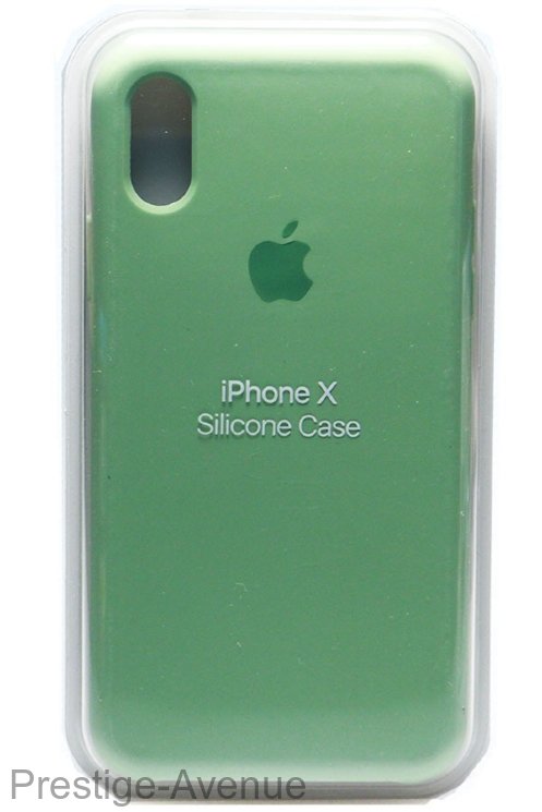 Силиконовый чехол для iPhone X болотный