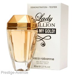 Тестер: Paco Rabanne Lady Million Eau My Gold! for women 80ml
