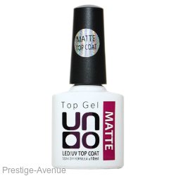 Верхнее покрытие UNO Matte LED/UV top coat (без липкого слоя с матовым эффектом), 10ml