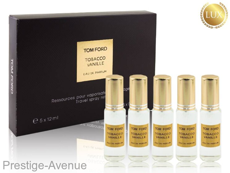 Подарочный набор Tom Ford Tobacco Vanille for women edp 5 x 12 ml
