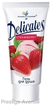 Гель для душа Delicates Strawberry 200ml