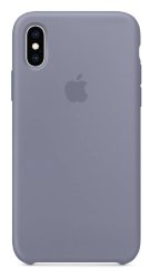 Силиконовый чехол для iPhone XR Тёмная лаванда (Lavender Gray) 1