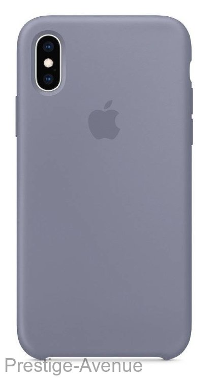Силиконовый чехол для iPhone XR Тёмная лаванда (Lavender Gray) 1