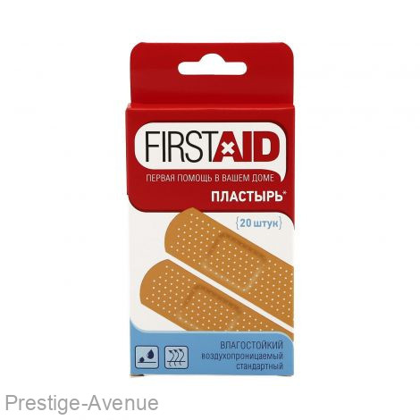 Firstaid пластырь влагостойкий воздухопроницаемый 4 типоразмера (20 шт.)