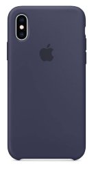 Силиконовый чехол для iPhone XR Тёмно-синий (Midnight Blue) 1