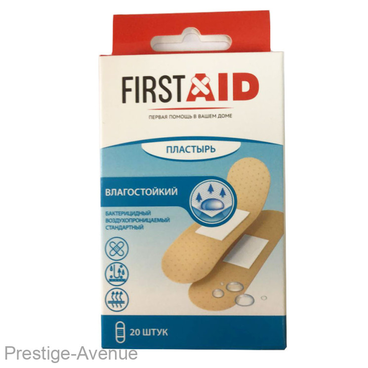Firstaid пластырь влагостойкий воздухопроницаемый стандартный (20 шт.)
