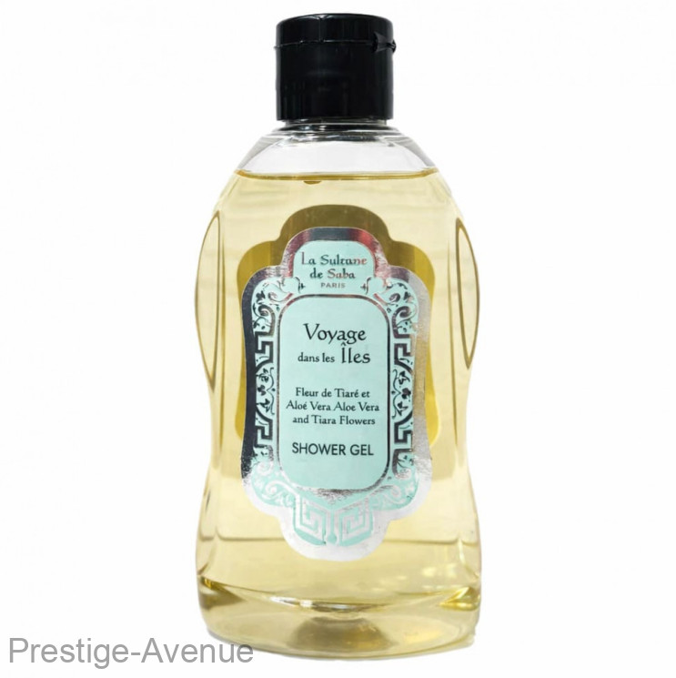 Парфюмированный гель для душа La Sultane de Saba Aloe Vera And Tiare Flower 300ml