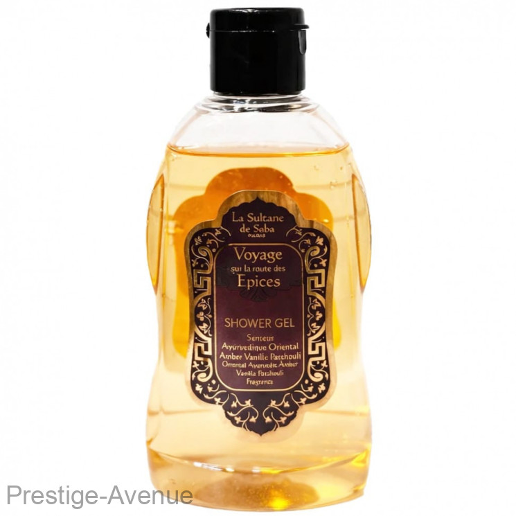 Парфюмированный гель для душа La Sultane de Saba Amber Vanilla Patchouli 300ml