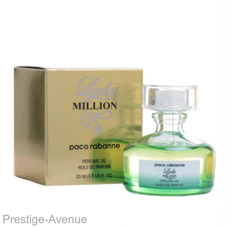 Парфюмированное масло Paco Rabanne "Lady Million" Perfume Oil 20 ml  Made In UAE