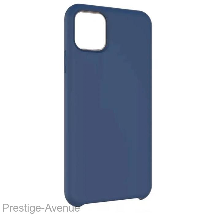 Силиконовый чехол для iPhone 12 Mini синий
