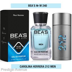 Beas M 240 Carolina Herrera 212 for men edp 50 ml