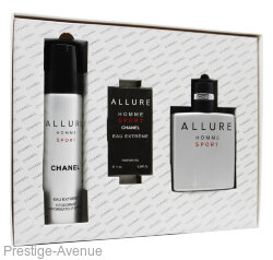 Подарочный набор Chanel Allure Homme Sport 3 в 1 150 ml x 7 ml x 100 ml