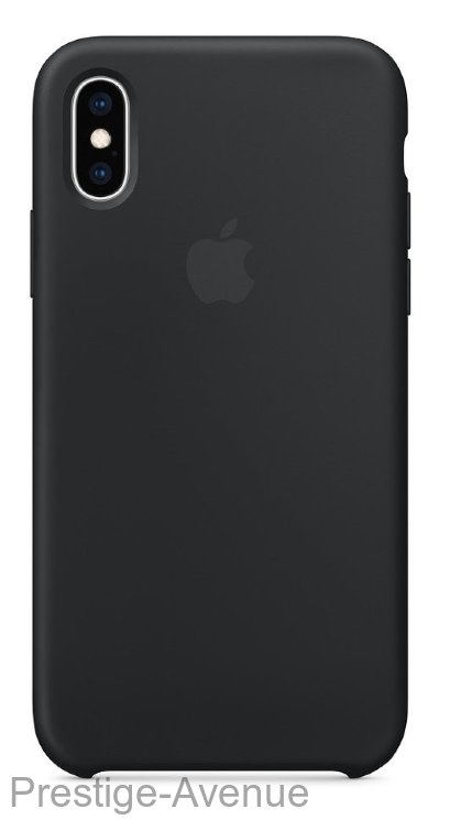 Силиконовый чехол для iPhone XS -Чёрный (Black)