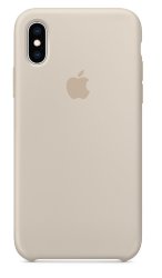 Силиконовый чехол для iPhone XS Max - Бежевый (Stone)