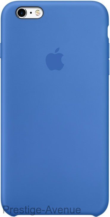 Силиконовый чехол для iPhone 6/6s -Cиний (Bright Blue)