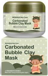 Кислородная маска с глиной Bioaqua Little black pig bubble mask mud 100g  0511