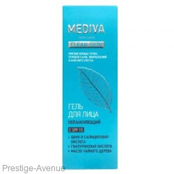 Гель для лица Mediva Clean Skin увлажняющий SPF15 50мл