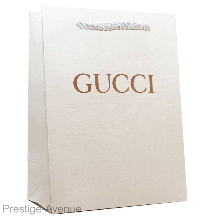 Подарочный пакет Gucci 20x15 см (бежевый)