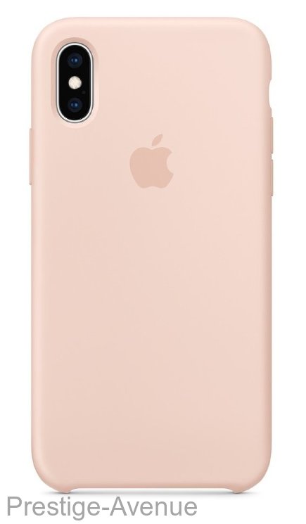 Силиконовый чехол для iPhone XS Max -Розовый песок (Pink Sand)