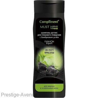 Compliment MUST HAVE Шампунь-детокс  для жирных и ослабленных волос, 250 ml