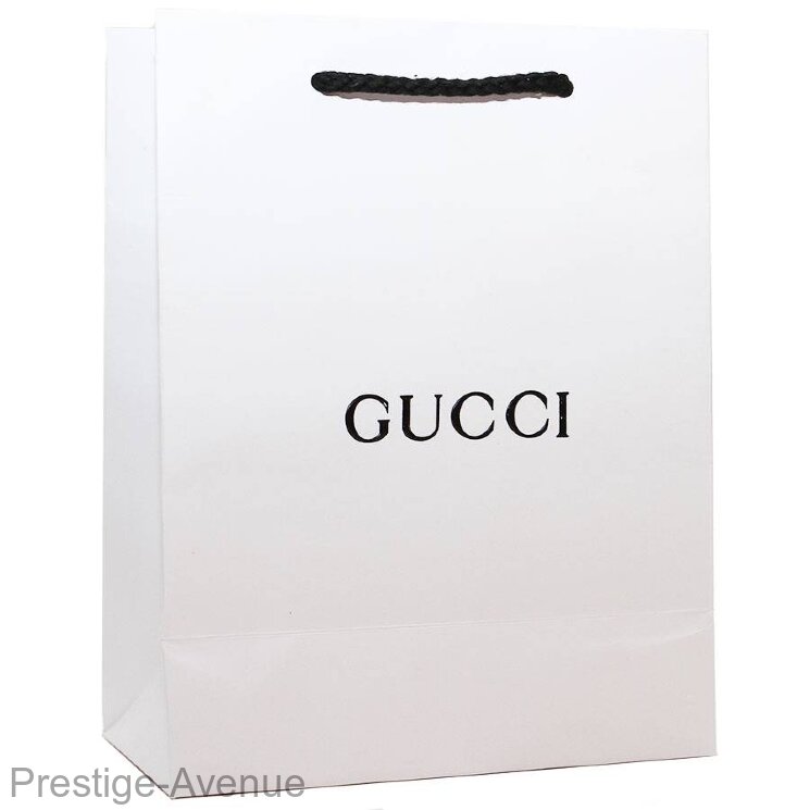 Подарочный пакет Gucci 23x17 см (белый)