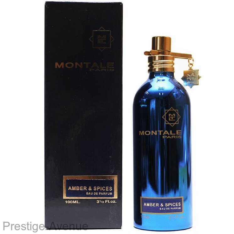 Парфюмерная вода Montale Amber & Spices Unisex 100 ml (Blue)