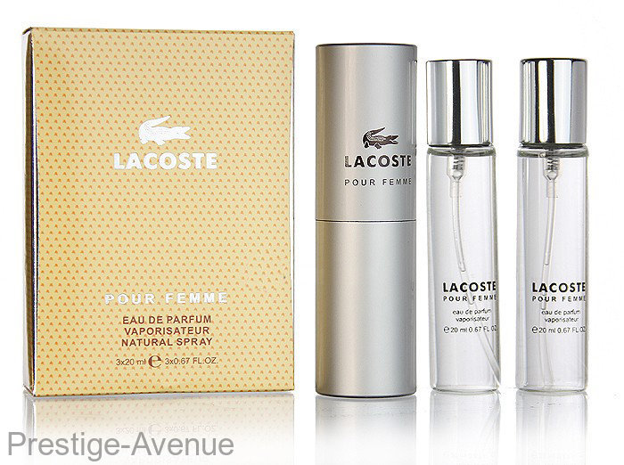 Lacoste - Туалетные духи Lacoste Pour Femme 3х20 ml (w)