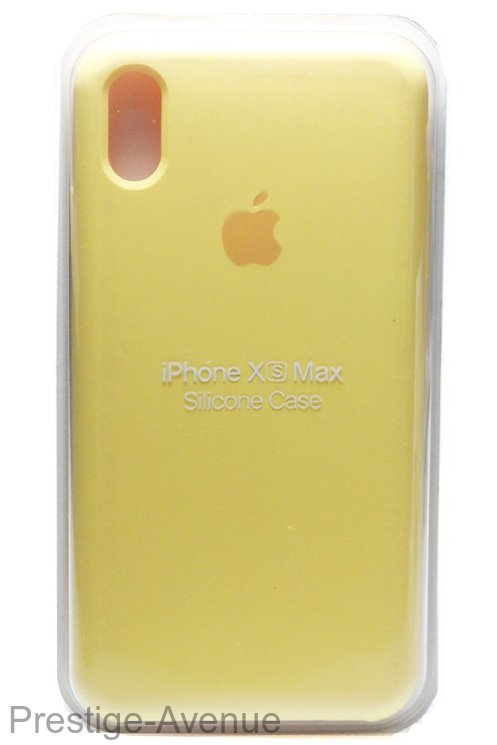 Силиконовый чехол для iPhone XS Max золотой