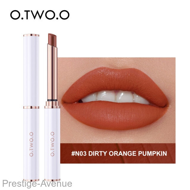 Помада O.TWO.O Velvet Matte Lipstick (SC016) Dirty Orange Pumpkin