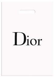 Пакет полиэтиленовый с логотипом Dior