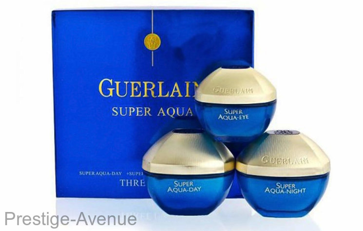 Набор кремов Guerlain super aqua (Day 50g/Night 50g/Eye) 20g