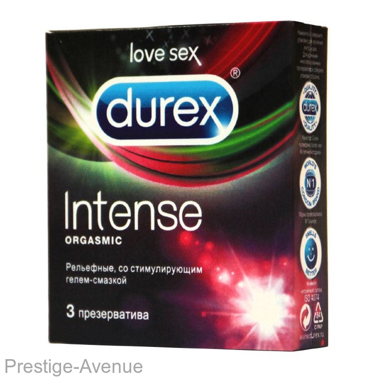 Презервативы DUREX Intense Orgasmic  (3 шт)