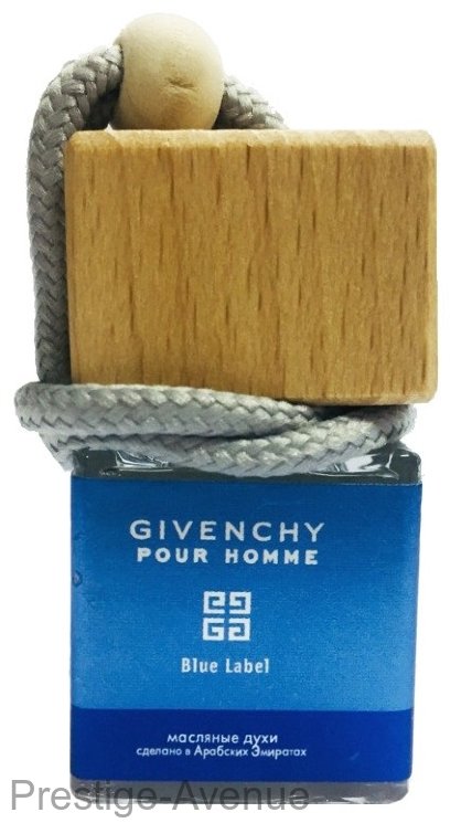 Автомобильный ароматизатор Givenchy Pour Homme Blue Label 12ml