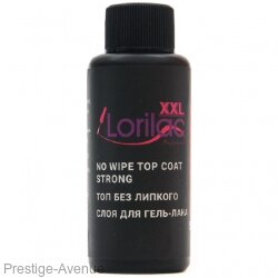 Верхнее покрытие Lorilac Professional XXL No Wipe Top Coat Strong без липкого слоя 50 ml