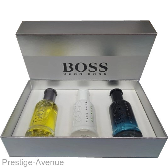 Подарочный мужской набор Hugo Boss Bottled 3x30 ml