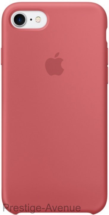 Силиконовый чехол для iPhone 7/8  -Розовая камелия (Camellia Red)
