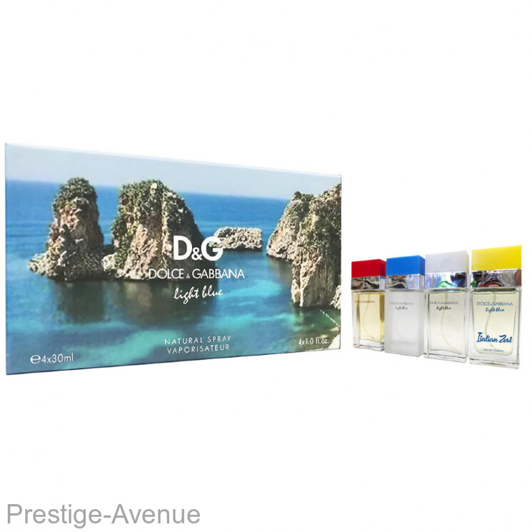 Парфюмерный набор Дольче Габбана Light Blue for woman 4х30 ml